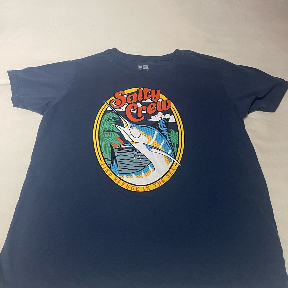 Salty Crew Navy Graphic Swim Tee